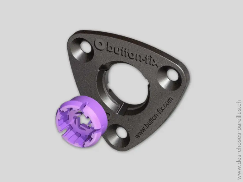 Button-fix type 3 - appuyer pour verrouiller